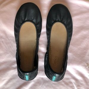 Matte Black Tieks, size 7.  Worn once.